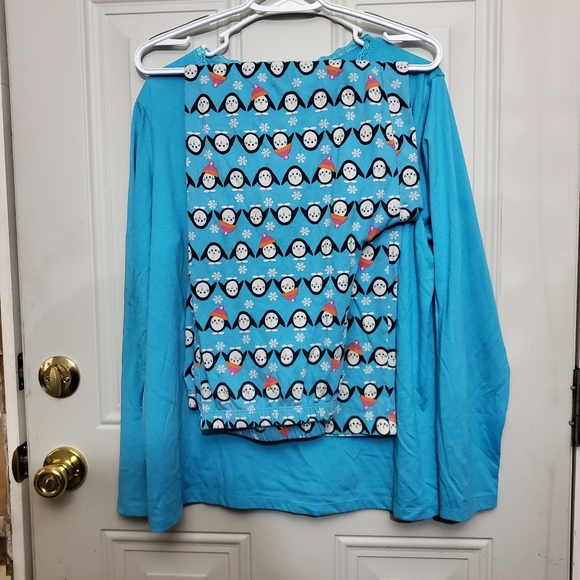 SimplyBasic Sleepwear Pajamas Womens L (12-14) Used Christmas Holiday - Picture 2 of 5